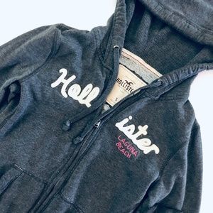 Lightly Worn Small Hollister Zip-up Hoodie